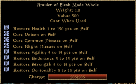 Amulet of Flesh Made Whole